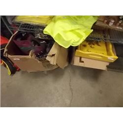 SHELF LOT & 2 BOXES OF CHRISTMAS STUFF AND MORE