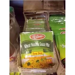 CASE OF WHEAT NOODLE MIX - 2 BOXES TTL PACKAGES. . - RETAIL APPROX. $50