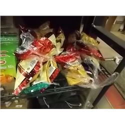 ASSORTED BAGS OF SNACKS - 18 APPROX TTL