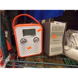 RETRO RADIO &SPEAKER- "CROSLEY" & "REALISITC"