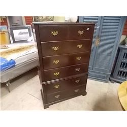HIGHBOY DRESSER- 7 DRAWER MAHOGANY