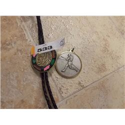 NEK TIE AND MEDALLION