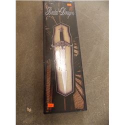122001-SWORD WITH WALL MOUNT- "BRUTAL DRAGON"
