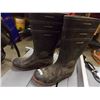 Image 1 : STEEL TOE RUBBER BOOTS - SIZE 41/11? A- SAFETY PUNCTURE PROOF
