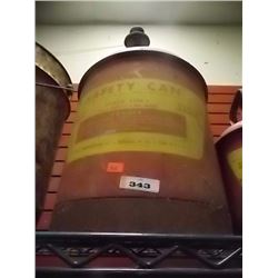 VINTAGE GAS CAN - 16" TALL