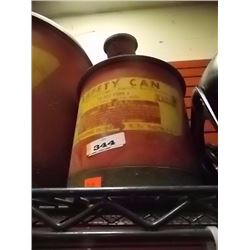 VINTAGE GAS CAN - 12" TALL
