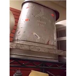 VINTAGE TRASH CAN- "PROTECT-O-SEAL CHICAGO 1401"