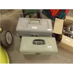 FISHING TAKLE BOXES AND CONTENTS
