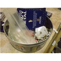 TIN OF COLLECTOR PINS