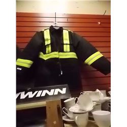 NEW SAFETY JACKET - CONDOR -WINTER  WITH RELECTIVE STRIPS - BLUE - XS