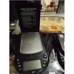 MINI DIGITAL POCKET SCALE - JSCALE JSR-100 DOUBLE DIGIT - WORKING - AS-IS