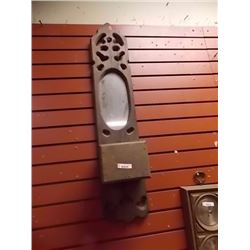 HANGING HALL MIRROR WITH SHELF 36"