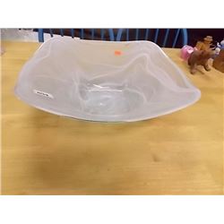 DESIGNER BOWL- SMOKEY SWIRLS GLASS