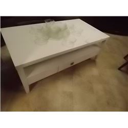 COFFEE TABLE / TV STAND - WHITE
