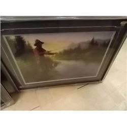 PICTURE - FISHING IN THE WILD - MAN FISHING