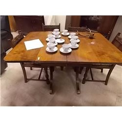 DUNCAN PHYPHE DROP LEAF TABLE