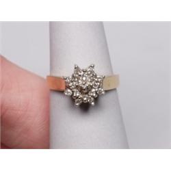 14K Diamond Ring 