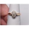 Image 1 : 10K Diamond Cluster Ring 