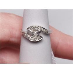 14K White Gold Diamond .17 Carat TW