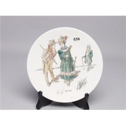 Antique German Figured Plate