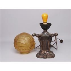 Art Deco Figured Lamp Base