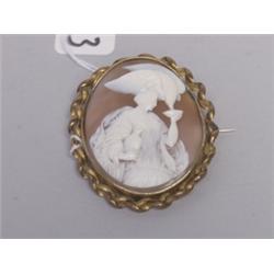 Antique Cameo Brooch