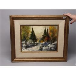 L. Kovacs Signed Oil on Board