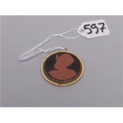Wedgewood Egyptian Cameo Pendant