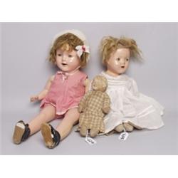 Three Vintage Dolls  