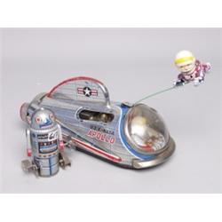 Toy Robot & Apollo Space Ship