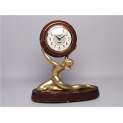 Art Deco Figured 8 Day Clock