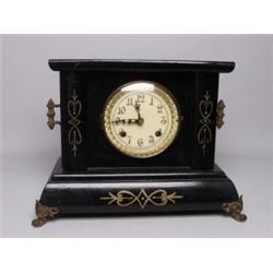 Lacquered Chiming Mantle Clock