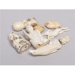8 Ivory Carvings