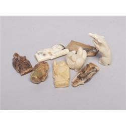 8 Ivory Carvings