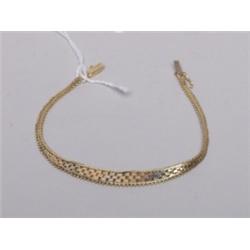 18K Italian Tri Gold Bracelet