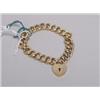 Image 1 : Gold Plated Edwardian Bracelet with Lock