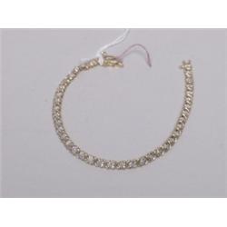 Old Cut Diamond Tennis Bracelet