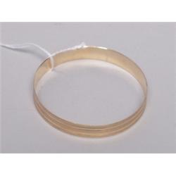 10K Bangle 3/8 Inch  12.6 Grams