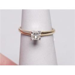 14K Gold Ring .73 Ct Diamond 