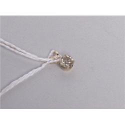 14K Gold Pendant .51 Ct Diamond