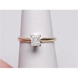 Gold Ring 14K .70 Ct Diamond