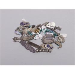 15 Items Antique Sterling Jewelry