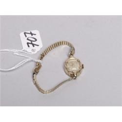 Swiss Hymoser 14K Gold Cased Wrist Watch