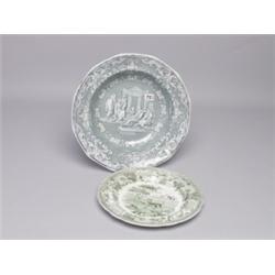 English Transfer Printed Bowl & Dish