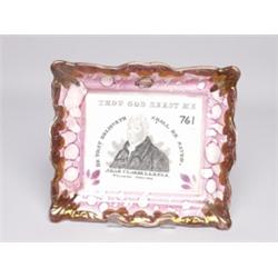 Thou God Seest Me  Lustre Ware Plate