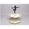 Image 1 : Art Deco Cake Stand with Figured Finial