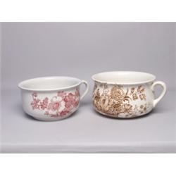 Two Victorian Chamber Pots