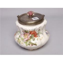 Victorian Ceramic Cookie Jar