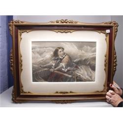 19th C English Tinted Engraving