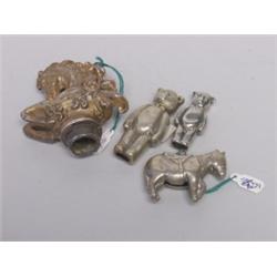 Estate Lot Four Metal Figures